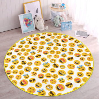Žltý detský koberec ø 100 cm Comfort – Mila Home - Image 5