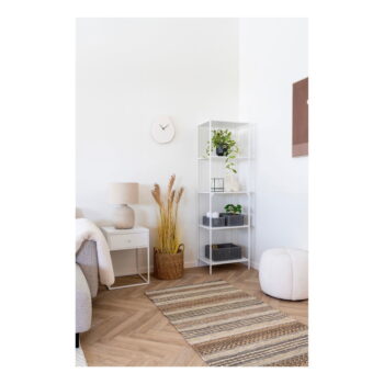 Krémová stolová lampa s textilným tienidlom (výška 46,5 cm) Bilby – House Nordic - Image 3