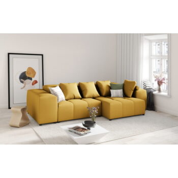 Žltý vankúš k modulárnej pohovke Rome - Cosmopolitan Design - Image 6
