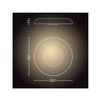 LED inteligentné stropné svietidlo 22,5 W Still – Philips Hue - Image 3