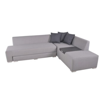 Sivý záhradný lounge set pre 5 Wellington – Garden Pleasure – Obrázok 5