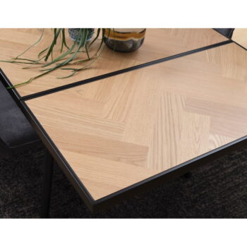 Prídavná doska k jedálenskému stolu v dekore duba 45x90 cm Calvi – Unique Furniture – Obrázok 8