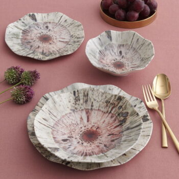 24-dielna súprava porcelánového riadu Güral Porselen Blossom - Image 10
