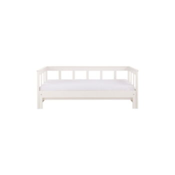 Biela rozkladacia posteľ z masívneho borovicového dreva Vipack Pino, 90/180 x 200 cm - Image 5