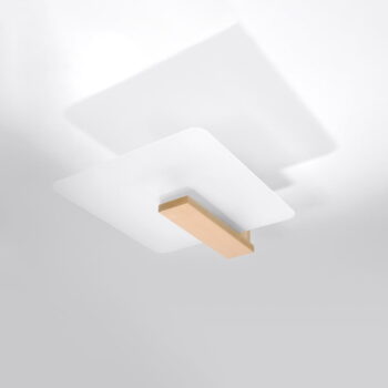 Stropné svietidlo v prírodnej farbe so skleneným tienidlom 40x47.5 cm Parola – Nice Lamps - Image 7