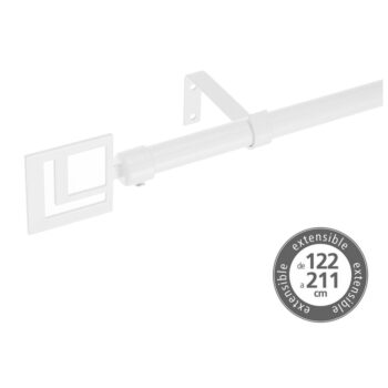 Kovová roztiahnuteľná garniža 122 - 211 cm – Casa Selección - Image 2