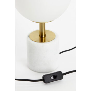 Biela stolová lampa (výška 35 cm) Medina - Light & Living – Obrázok 7