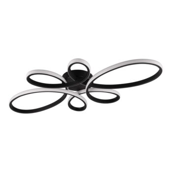 Čierne LED stropné svietidlo 45.5x83 cm Fly – Trio – Obrázok 4
