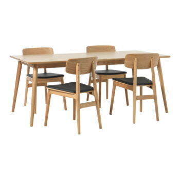 Jedálenská stolička v prírodnej farbe Livo – Unique Furniture – Obrázok 6