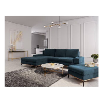 Petrolejovomodrý puf Windsor & Co Sofas Planet - Image 3