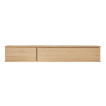 TV stolík v dekore duba v prírodnej farbe 133x22 cm Mistral – Hammel Furniture
