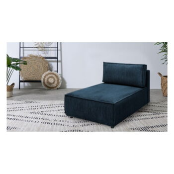 Tmavomodrý menčestrový modul pohovky (variabilný) Nihad modular – Bobochic Paris - Image 2