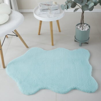 Syntetická kožušina v mentolovej farbe 60x90 cm Caty – Ayyildiz Carpets – Obrázok 2