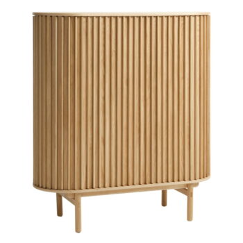 Skrinka v dekore duba v prírodnej farbe 110x125 cm Carno – Unique Furniture – Obrázok 4