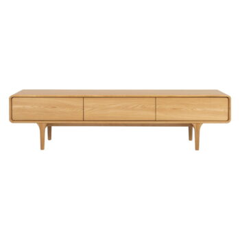 TV stolík v dekore duba v prírodnej farbe 180x45 cm Nice – Tenzo