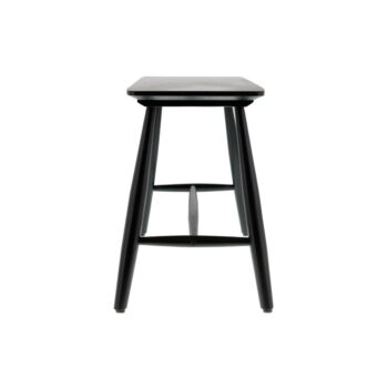Čierny konzolový stolík z dubového dreva 90x28 cm Bast - Villa Collection – Obrázok 8
