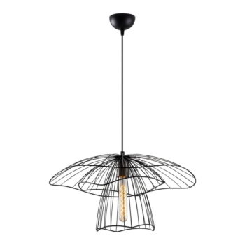 Čierne závesné svietidlo ø 50 cm Tel – Opviq lights - Image 2