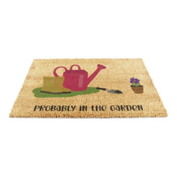 Rohožka z kokosového vlákna 60x90 cm Probably in the Garden – Artsy Doormats - Image 4