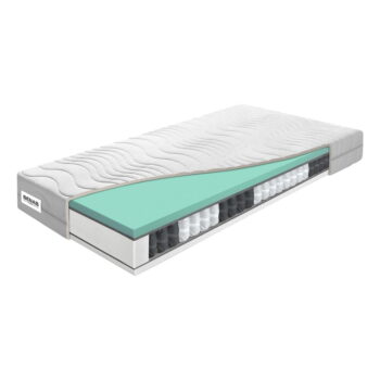 Tvrdý/stredne tvrdý pružinový obojstranný matrac 80x200 cm Standard Pocket – BENAB – Obrázok 2