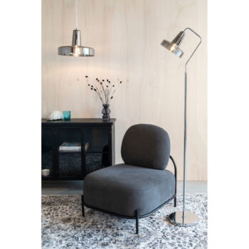 Sivá stojacia lampa Anshin - White Label – Obrázok 6