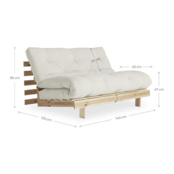 Variabilná pohovka Karup Design Roots Raw/Beige - Image 2