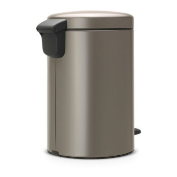 Sivý nášľapný oceľový odpadkový kôš 12 l NewIcon – Brabantia - Image 5