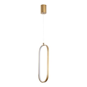 LED závesné svietidlo v zlatej farbe Can – Opviq lights