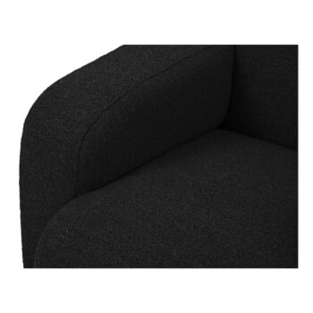 Čierna rohová pohovka z textílie bouclé (pravý roh) Molino – Micadoni Home - Image 5
