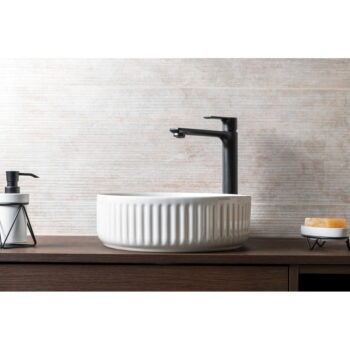 Biele keramické okrúhle umývadlo ø 36 cm Ion – Sapho - Image 3