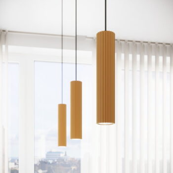 Závesné svietidlo v zlatej farbe Gleam – Nice Lamps - Image 5