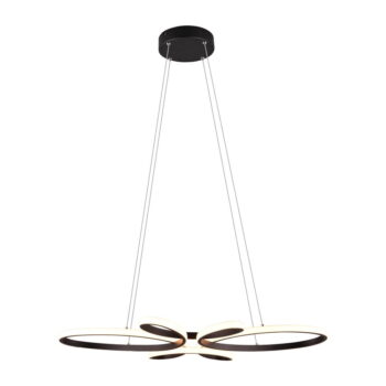 Čierne LED závesné svietidlo Fly – Trio – Obrázok 2