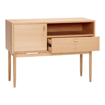 Vysoká komoda v dekore duba v prírodnej farbe 100x75 cm Cube – Hübsch – Obrázok 3