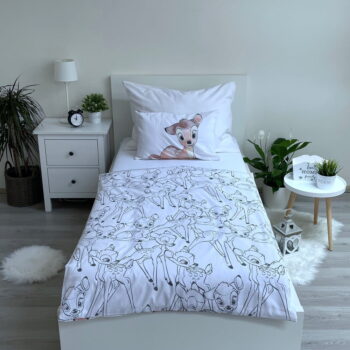 Bavlnené detské obliečky do postieľky 100x135 cm Bambi – Jerry Fabrics - Image 3