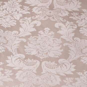 Béžové damaškové obliečky na jednolôžko 135x200 cm Damask Jacquard – Catherine Lansfield – Obrázok 4
