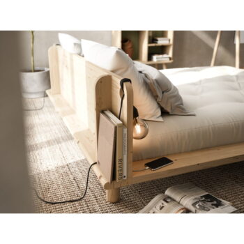 Dvojlôžková posteľ z borovicového dreva s roštom 140x200 cm Peek – Karup Design – Obrázok 7