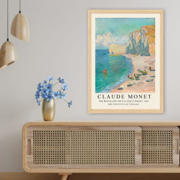 Plagát v ráme 35x45 cm Claude Monet - Wallity – Obrázok 2