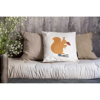 Obliečka na vankúš 45x45 cm Squirell And Toadstool – Butter Kings – Obrázok 2