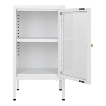 Biela kovová vitrína 38x70 cm Dalby – House Nordic - Image 4