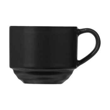 Čierne šálky v súprave 6 ks na espresso 75 ml – Kütahya Porselen - Image 2