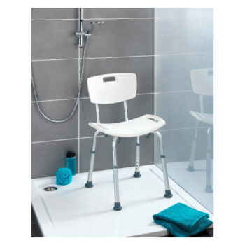 Sedacia stolička s operadlom do sprchy Wenko Stool With Back, 54 × 49 cm – Obrázok 5