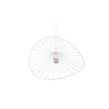 Biele závesné svietidlo ø 60 cm Chapeau – Trio - Image 3