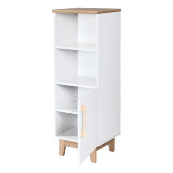 Biela detská knižnica v dekore duba 45x128 cm Finn – Roba - Image 2
