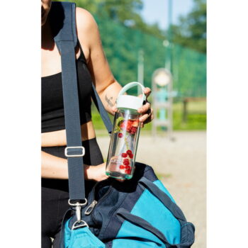 Ružová sklenená fľaša 350 ml Fuori – Vialli Design - Image 4
