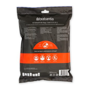 Vrecia na odpadky v súprave 40 ks 20 l PerfectFit D – Brabantia - Image 6