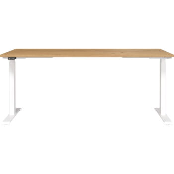 Pracovný stôl s elektricky nastaviteľnou výškou s doskou v dekore duba 80x180 cm Jet – Germania - Image 2