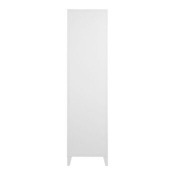 Biela otvorená kovová šatníková skriňa 80x175 cm Salino – Støraa - Image 4