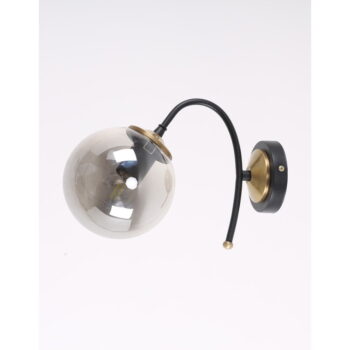 Čierno-sivé nástenné svietidlo ø 15 cm Yoyo – Squid Lighting - Image 2