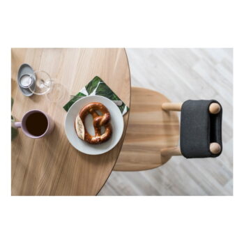 Prírodný jedálenský stôl z masívu EMKO Naïve, ⌀ 90 cm - Image 6