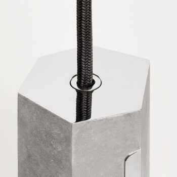 Sivé stmievateľné závesné svietidlo ø 6 cm Basalt – tala - Image 8