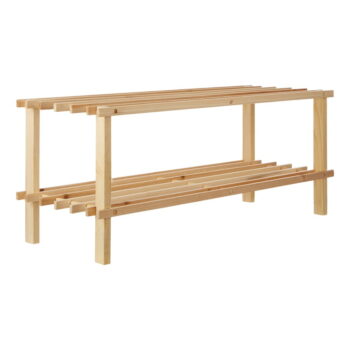Stojan na topánky z jedľového dreva v prírodnej farbe – Premier Housewares – Obrázok 4